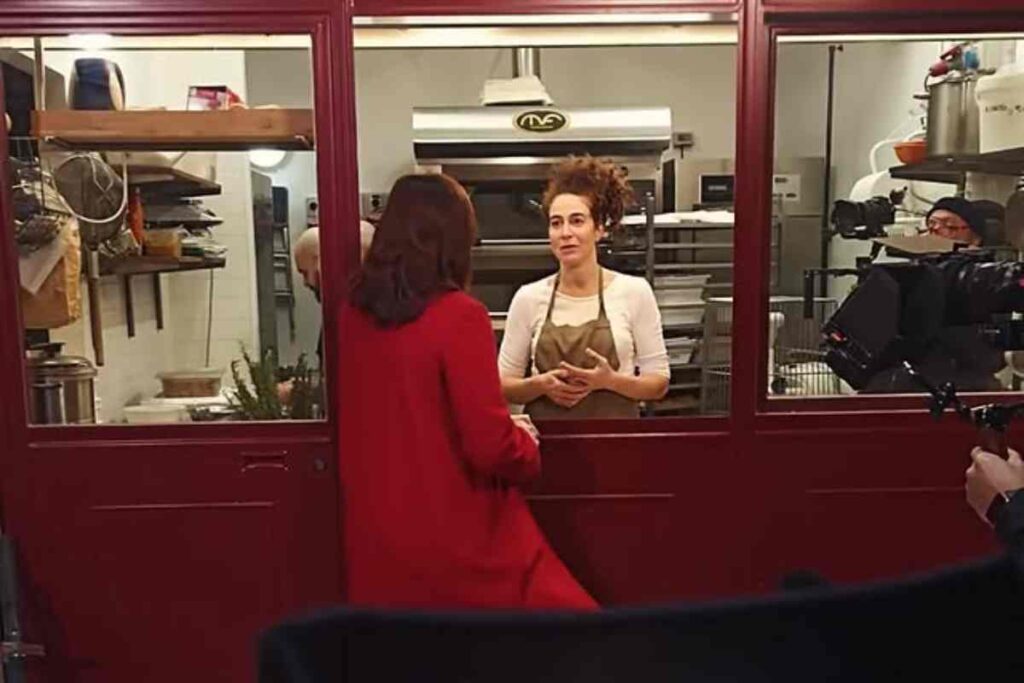 Lorenza Roiati intervistata nella sua panetteria