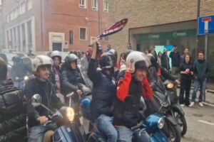 tifosi in festa per la promozione in Serie C della Sambenedettese
