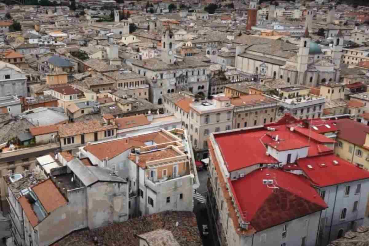 Ascoli vista dall'alto