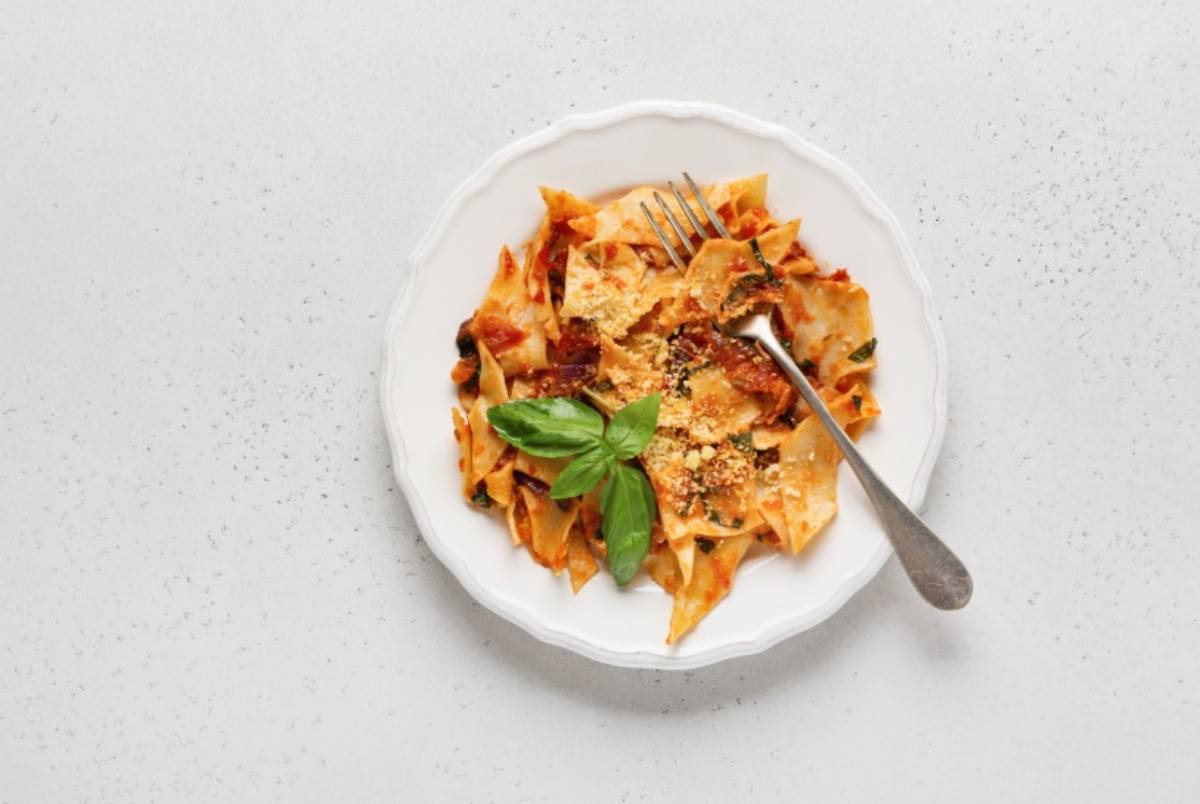 Piatto di maltagliati