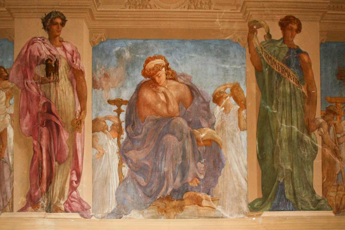 La Sibilla Appenninica affresco nel Palazzo del Governo di Ascoli Piceno