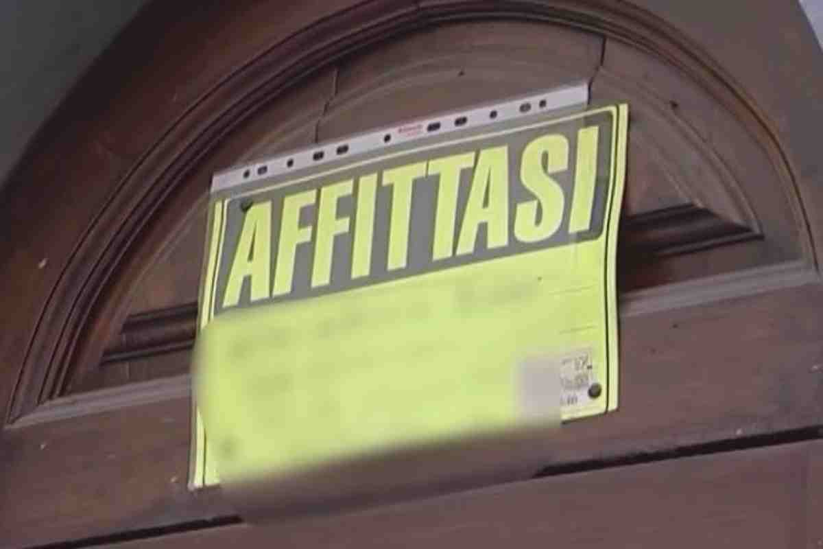 cartelli affittasi in città